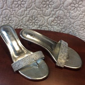 BAKERS silver sandals